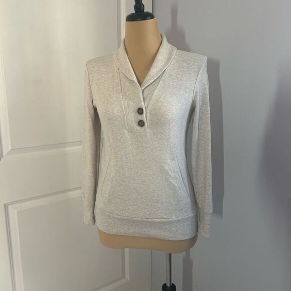 Banana Republic Light Gray Sweater XS - Picture 1 of 6